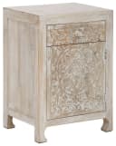 OTTO HOME Bonstetten Nachtkommode Beige Massivholz Bild 1