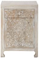 OTTO HOME Bonstetten Nachtkommode Beige Massivholz Bild 2