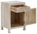 OTTO HOME Bonstetten Nachtkommode Beige Massivholz Bild 3