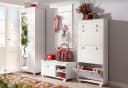 OTTO HOME Garderobenpaneel Indra Weiß Massivholz 8 Haken Bild 1