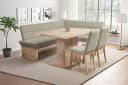 OTTO HOME Eckbankgruppe Beluna + Cross 4-tlg. Braun Microfaser Bild 2