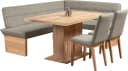 OTTO HOME Eckbankgruppe Beluna + Cross 4-tlg. Braun Microfaser Bild 3