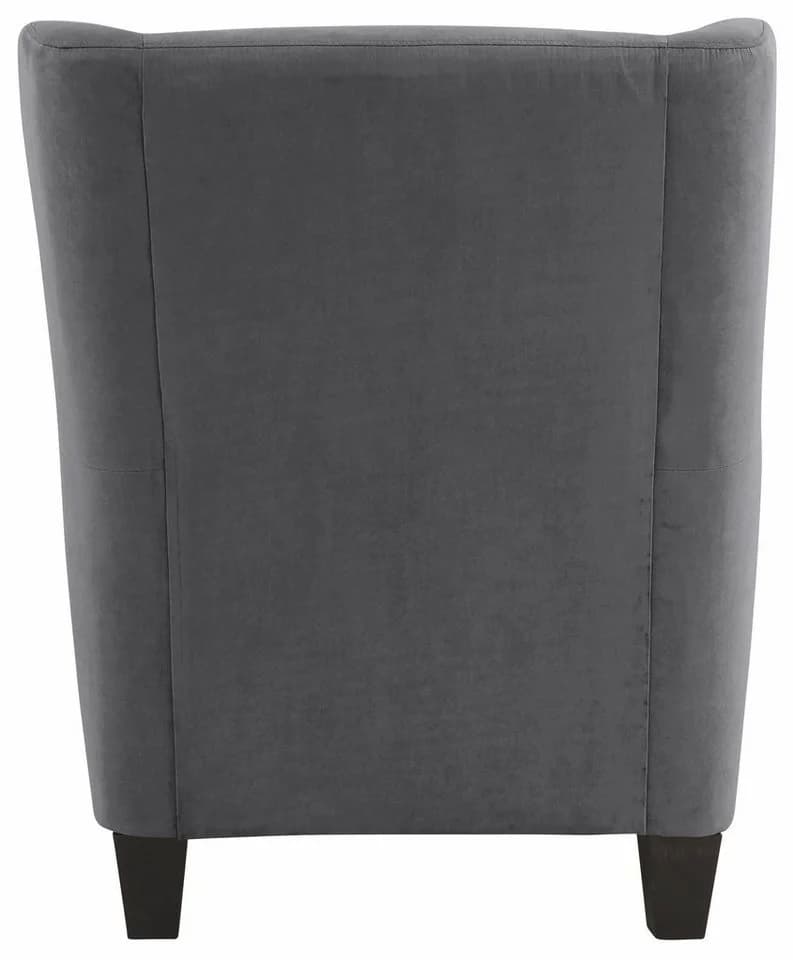 Home affaire Ohrensessel Chilly mit Hocker Grau Microfaser - Bild 4