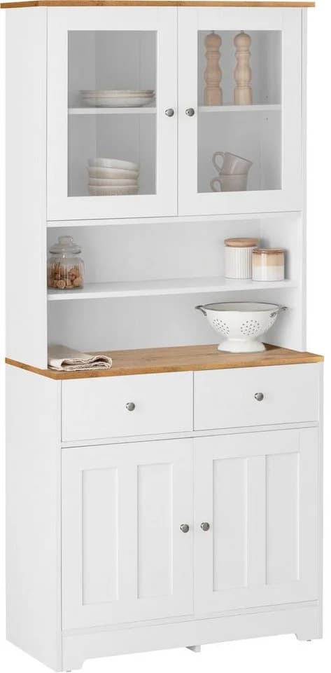 Buffet HOME AFFAIRE Kate Weiß mit Glastüren - Bild 2
