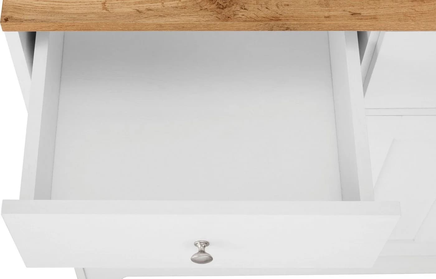 Buffet HOME AFFAIRE Kate Weiß mit Glastüren - Bild 5
