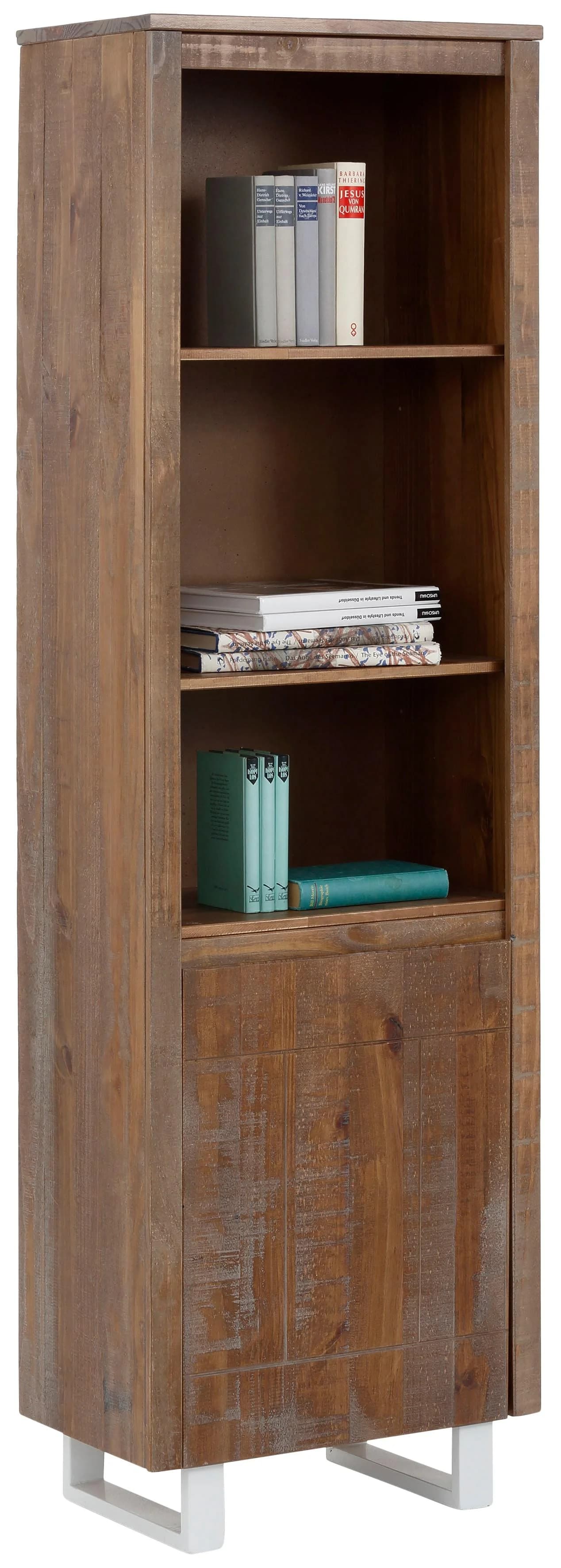 OTTO HOME Bücherregal Lagos Braun Massivholz