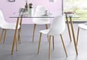 OTTO HOME Glastisch Miller Braun Glas Eichefarben Modern Bild 1