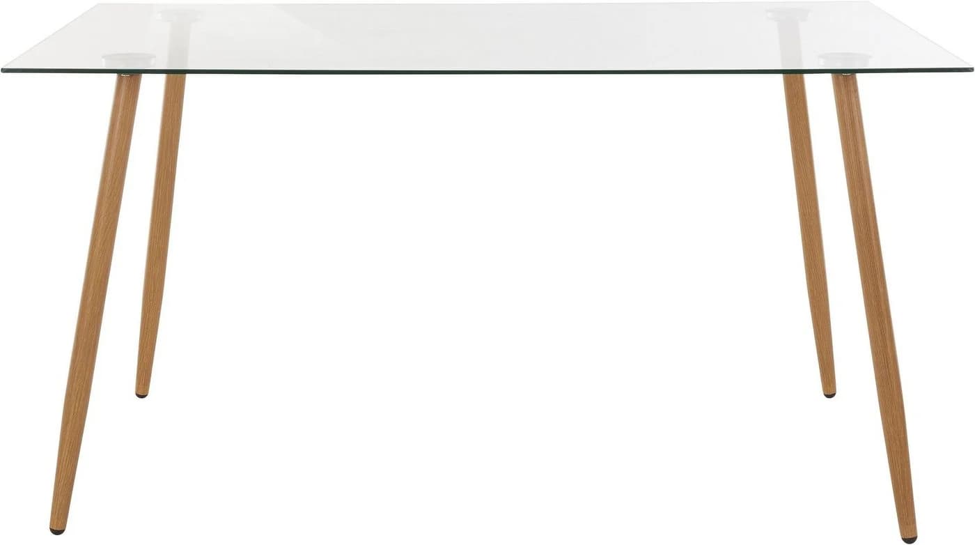 OTTO HOME Glastisch Miller Braun Glas Eichefarben Modern - Bild 2