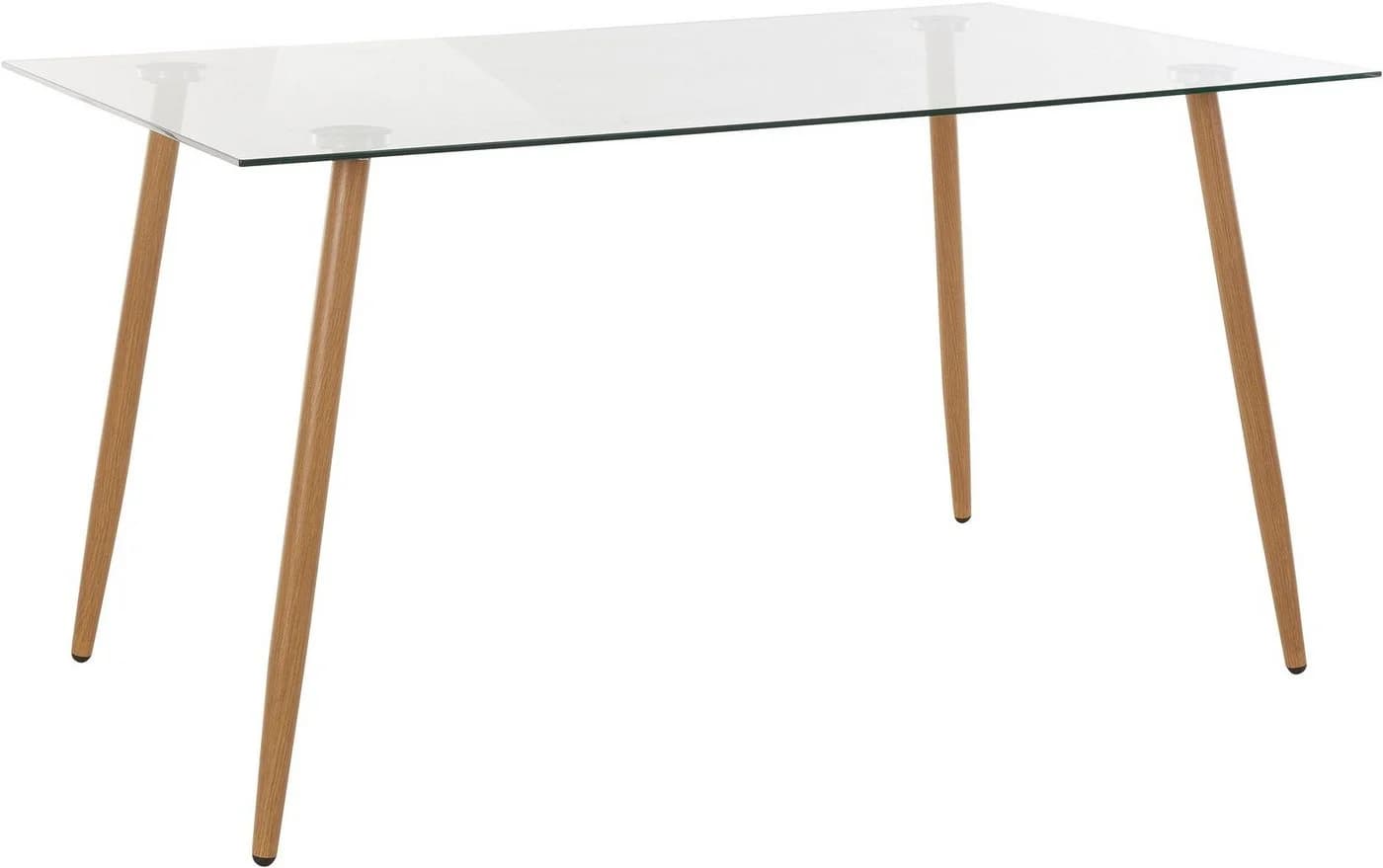 OTTO HOME Glastisch Miller Braun Glas Eichefarben Modern - Bild 4