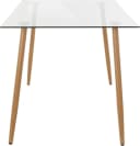OTTO HOME Glastisch Miller Braun Glas Eichefarben Modern Bild 5