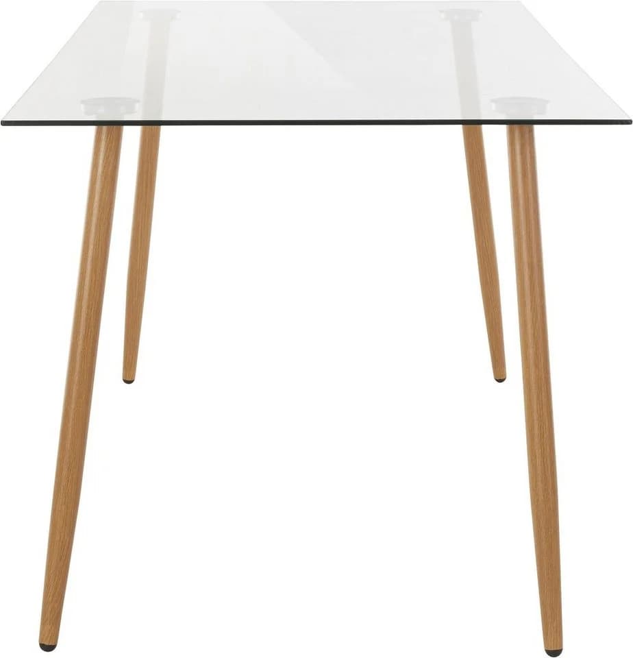 OTTO HOME Glastisch Miller Braun Glas Eichefarben Modern - Bild 5