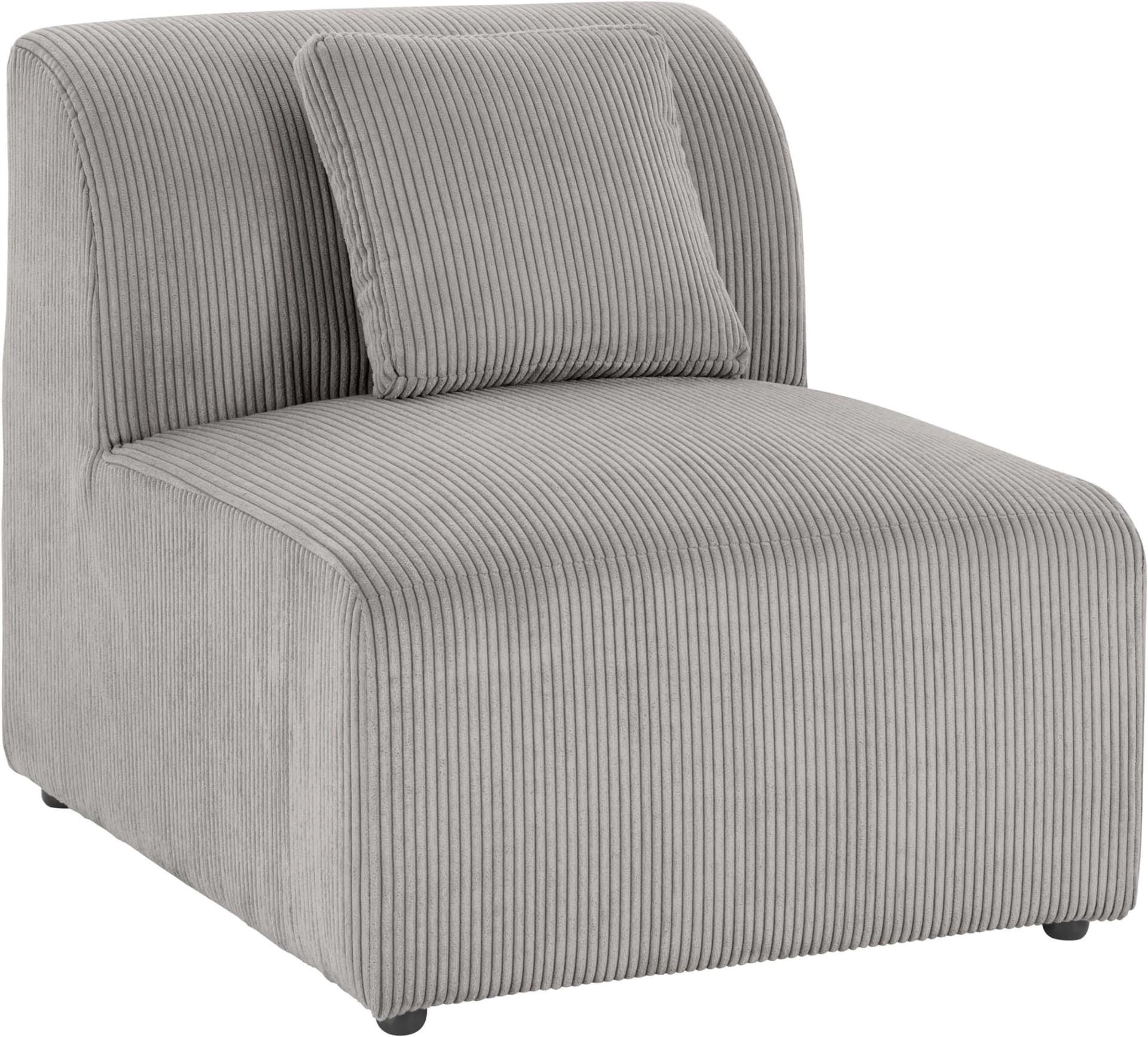 OTTO HOME Sessel Alesund Hellgrau Cord