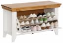 OTTO HOME Schuhbank Skandinavia Weiß Massivholz Bild 5
