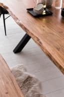HOME AFFAIRE Esstisch Manhattan Massivholz Akazie Schwarz Bild 3