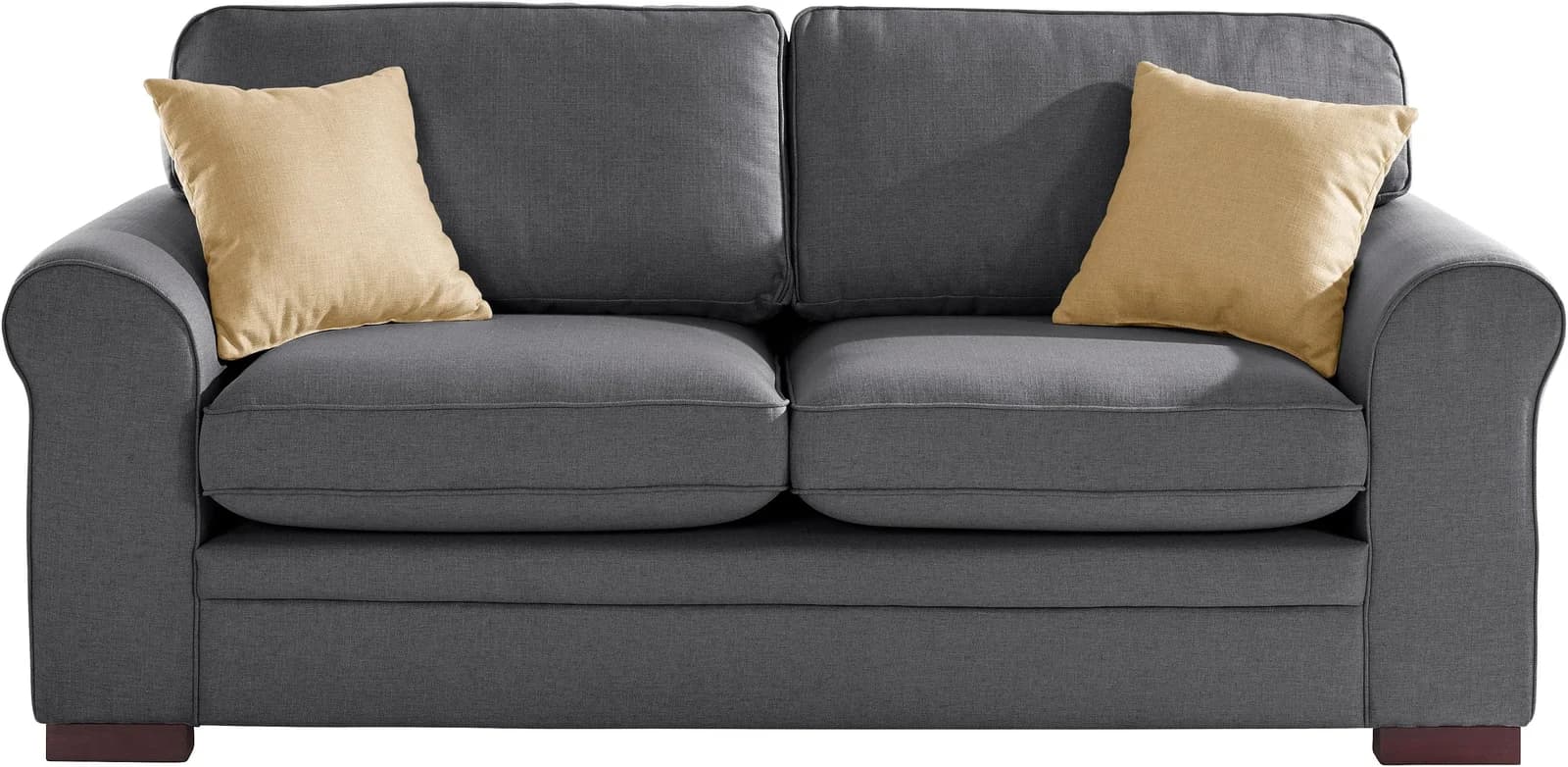 Sofa in grau und anthrazit, Landhaus- und moderner Stil