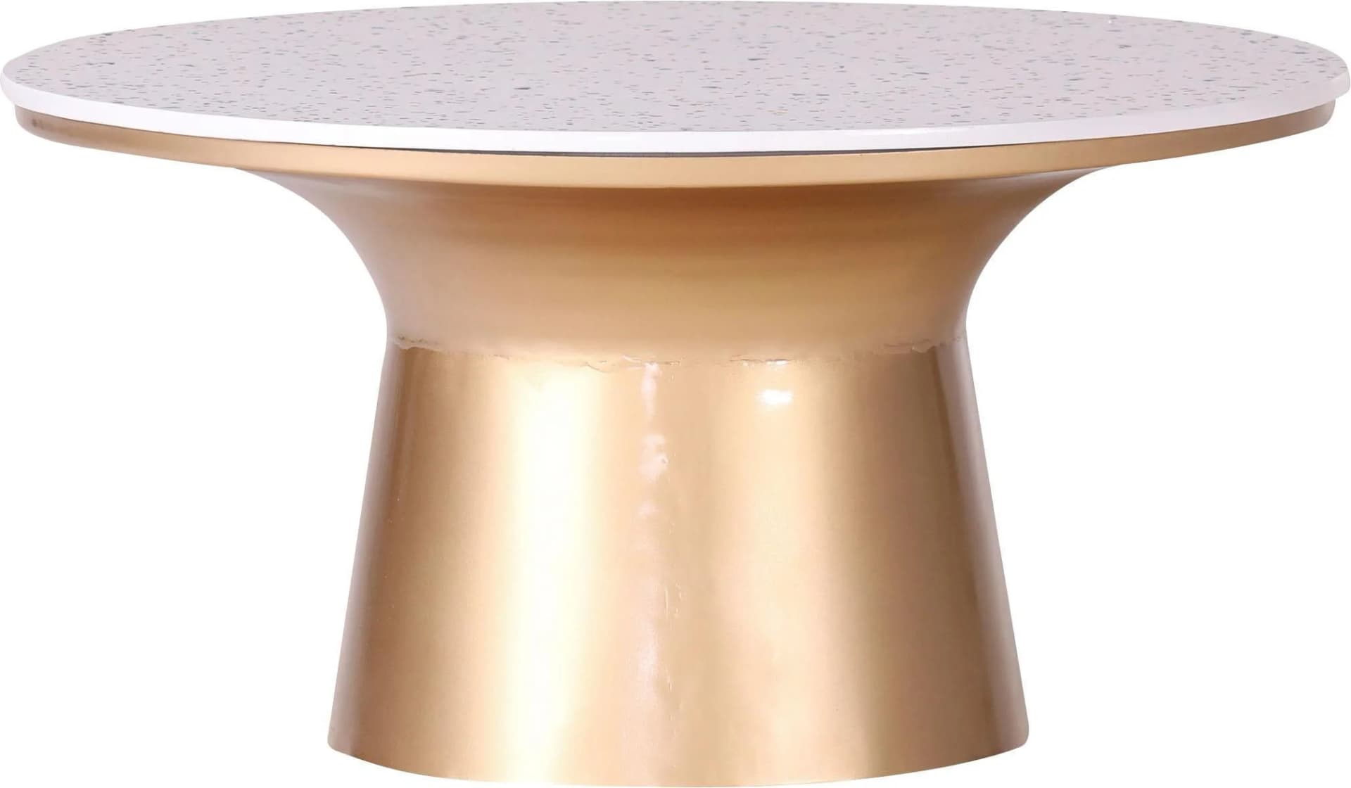 Ablagetisch LEONIQUE gold weiß Serie MODA Luxus Design