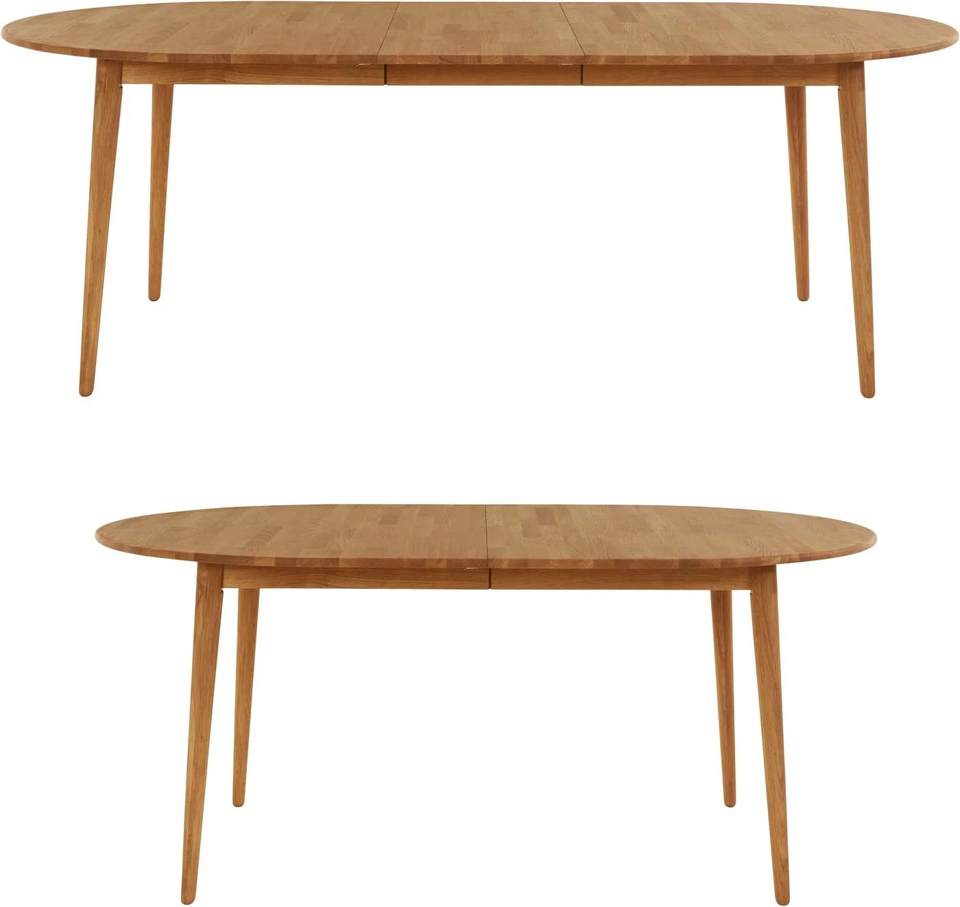 Esstisch OTTO HOME Toarp Eiche Natur Ausziehbar Oval Massivholz - Bild 4