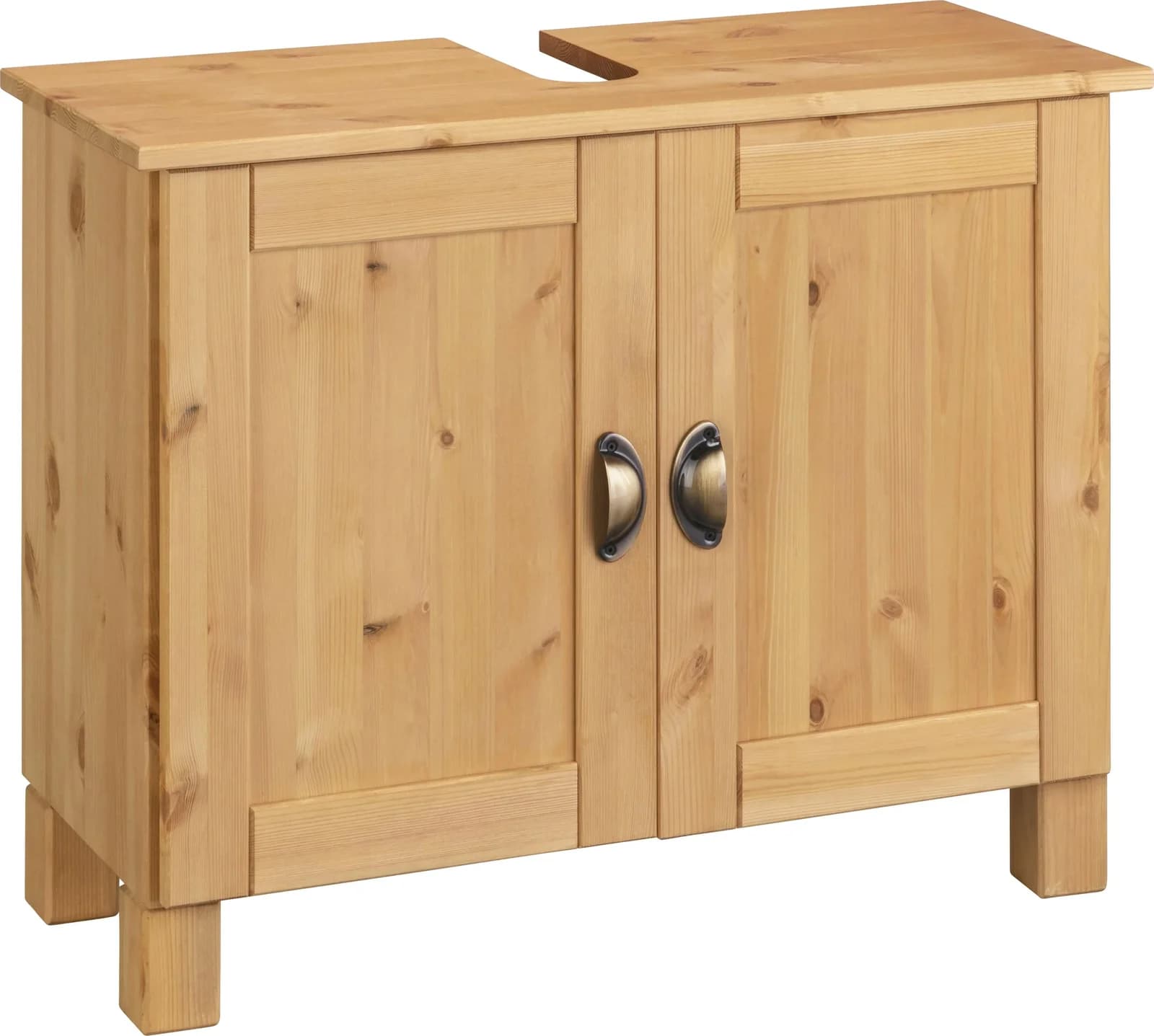 Home affaire Oslo Waschbeckenunterschrank Beige Kiefer