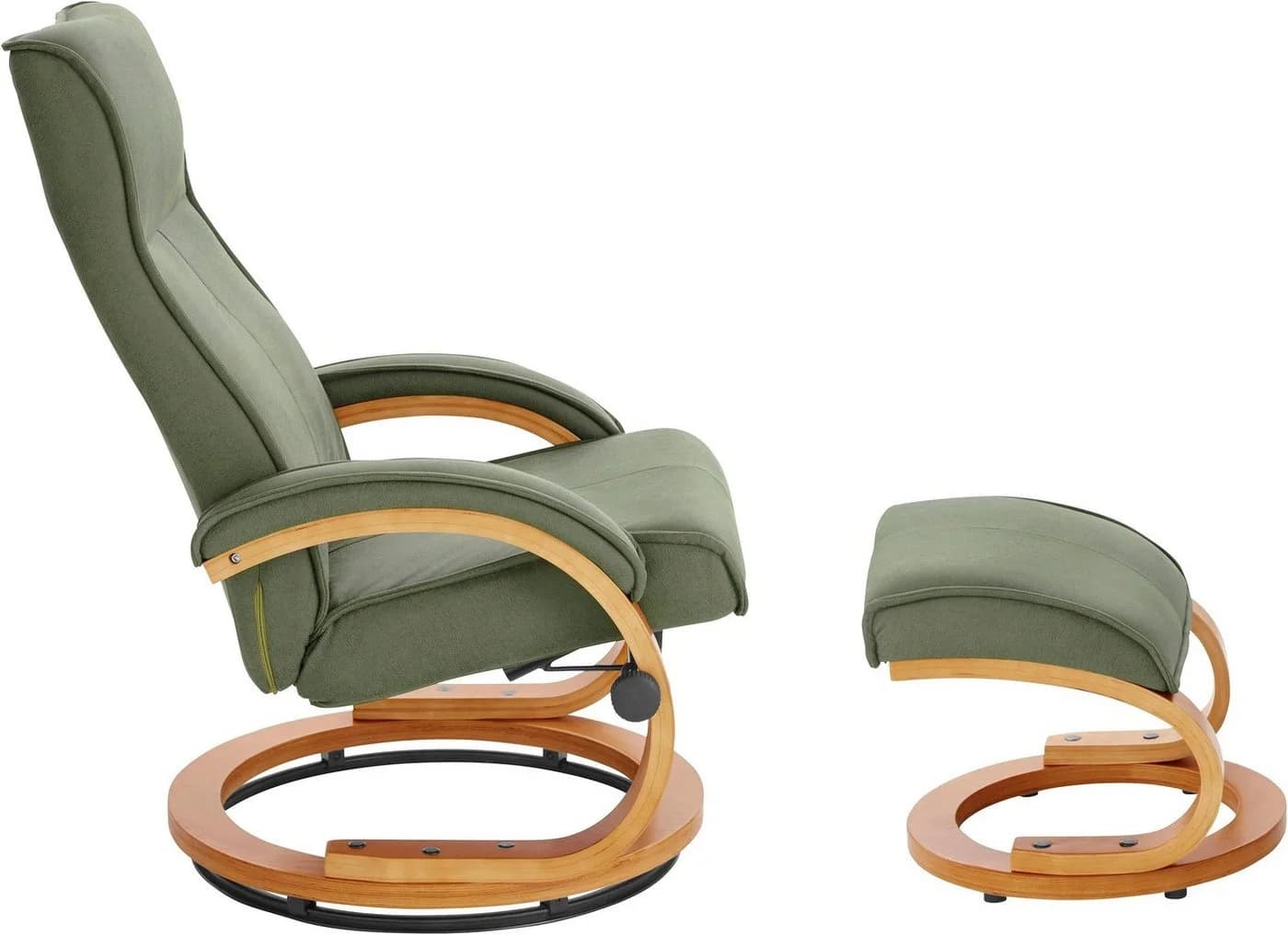 HOME AFFAIRE Relaxsessel Lille mit Hocker Grün Relaxfunktion - Bild 5