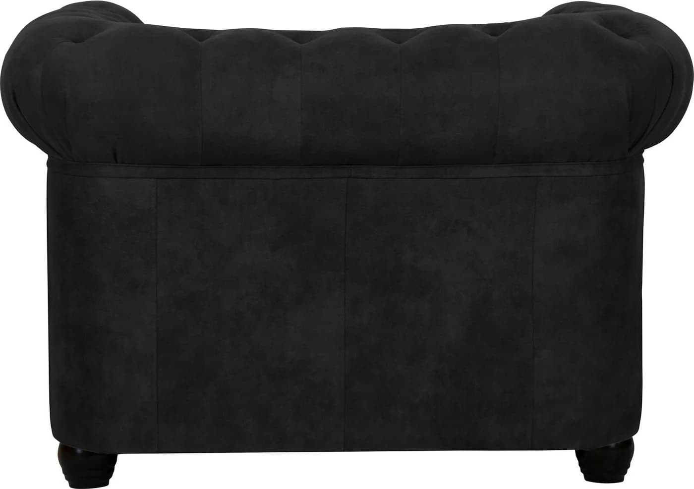 HOME AFFAIRE Chesterfield-Sessel Rysum Anthrazit Microfaser Lederoptik - Bild 4