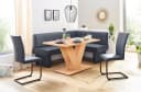 Home Affaire Eckbank Blau Kunstleder Gepolstert Bild 1