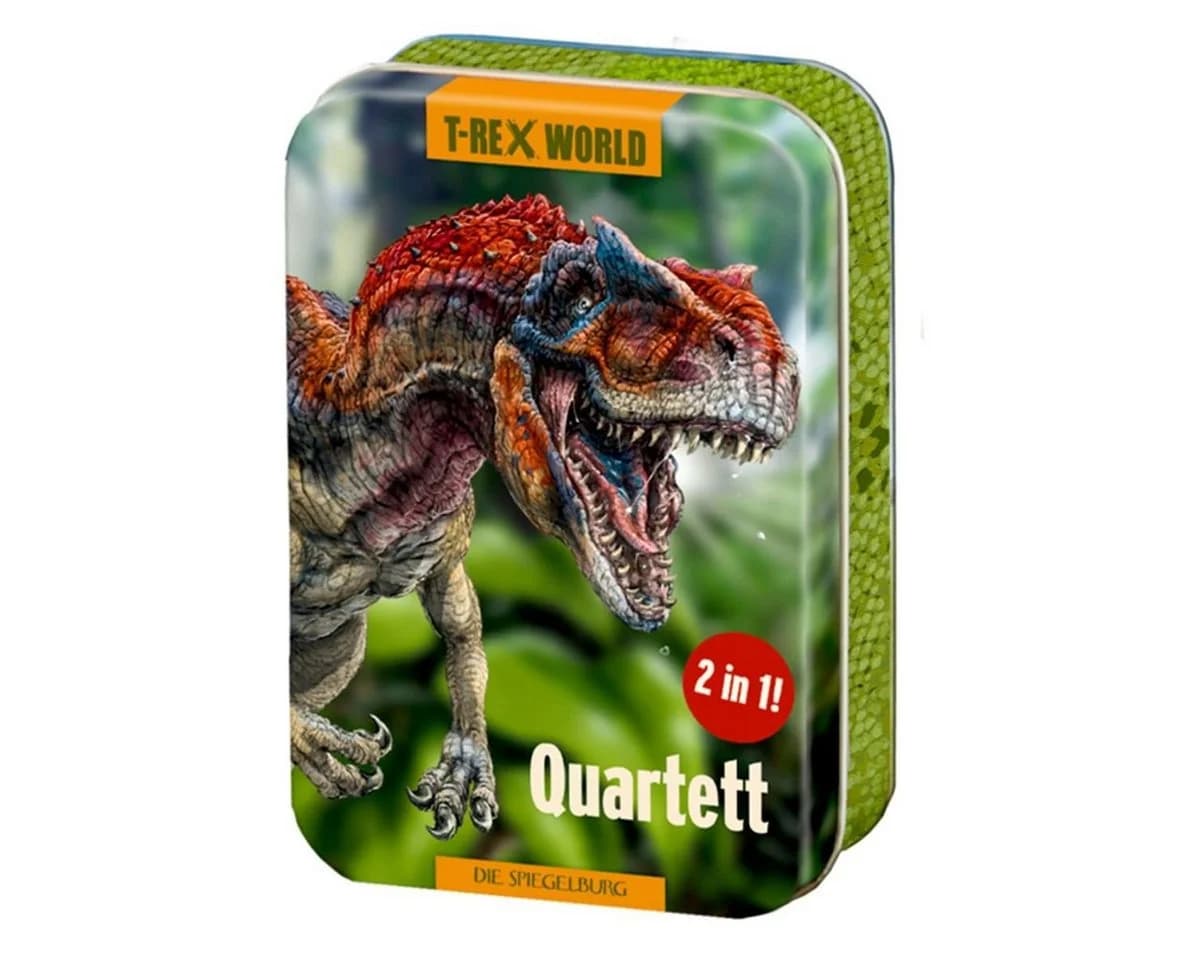 COPPENRATH DIE SPIEGELBURG Quartett Dinos T-Rex World - 32 Karten Spiel für Kinder - Bild 2