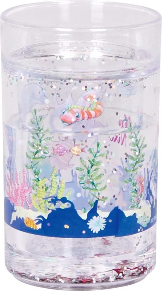 COPPENRATH DIE SPIEGELBURG Kinderbecher Glitzerbecher Nella Nixe transparent - Bild 2