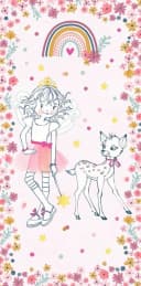 COPPENRATH DIE SPIEGELBURG Zauberhandtuch Prinzessin Lillifee Reh Baumwolle Bild 1