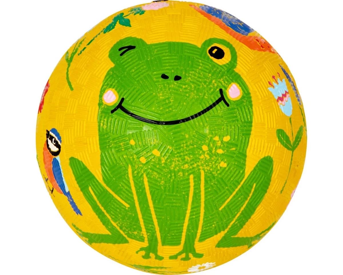 COPPENRATH DIE SPIEGELBURG Spielball Frosch Bunt Naturkautschuk 13 cm - Bild 2