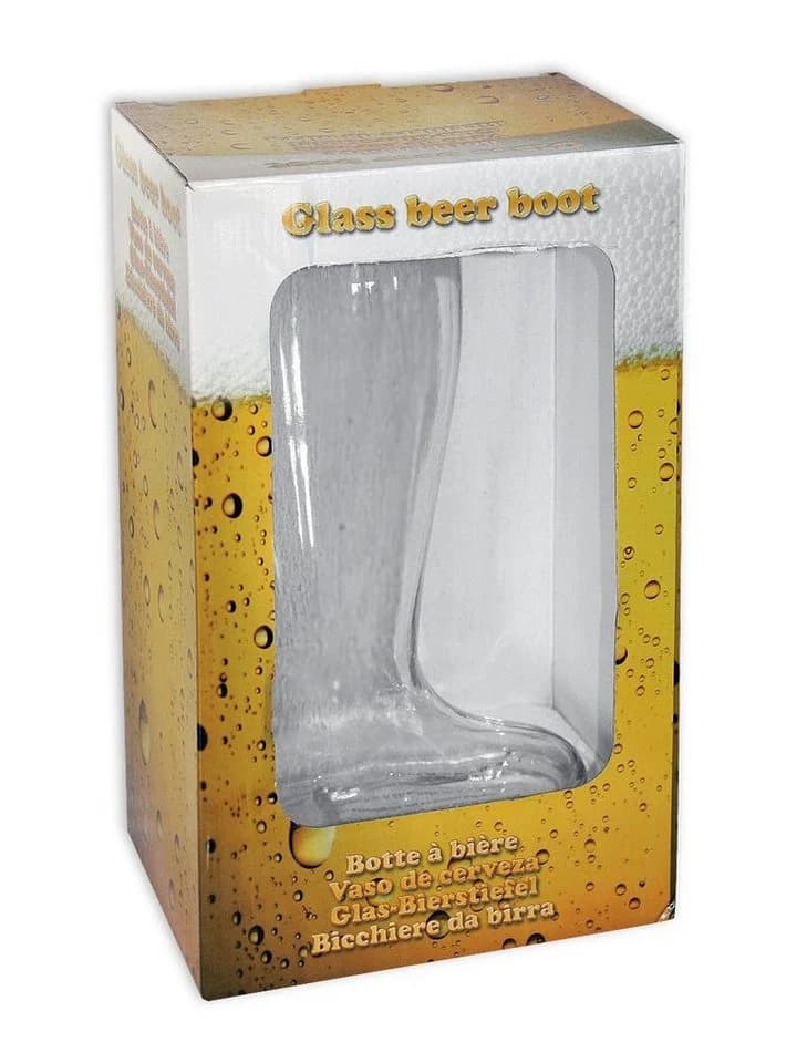 Out of the Blue Bierstiefel XXXL 2 Liter Glas transparent