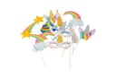 Out of the Blue Fotohalter Einhorn und Co. Photo Booth im 12er Set Bunt Bild 1