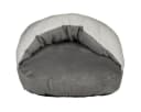 what the shop Fußwärmer Lieblingsmensch 35 cm grau creme 100% Polyester Bild 1