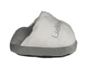 what the shop Fußwärmer Lieblingsmensch 35 cm grau creme 100% Polyester Bild 2
