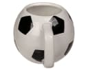 Out of the Blue Tasse Fußball Schwarz/Weiß Steingut Bild 1