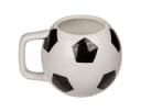 Out of the Blue Tasse Fußball Schwarz/Weiß Steingut Bild 2