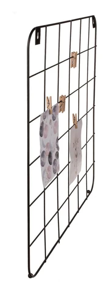 Out of the Blue Metall-Wandgitter mit 6 Holz-Clips - Bild 3