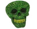 Out of the Blue Aschenbecher Totenkopf Grün Schwarz Cannabis Motiv Bild 1