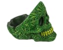 Out of the Blue Aschenbecher Totenkopf Grün Schwarz Cannabis Motiv Bild 2