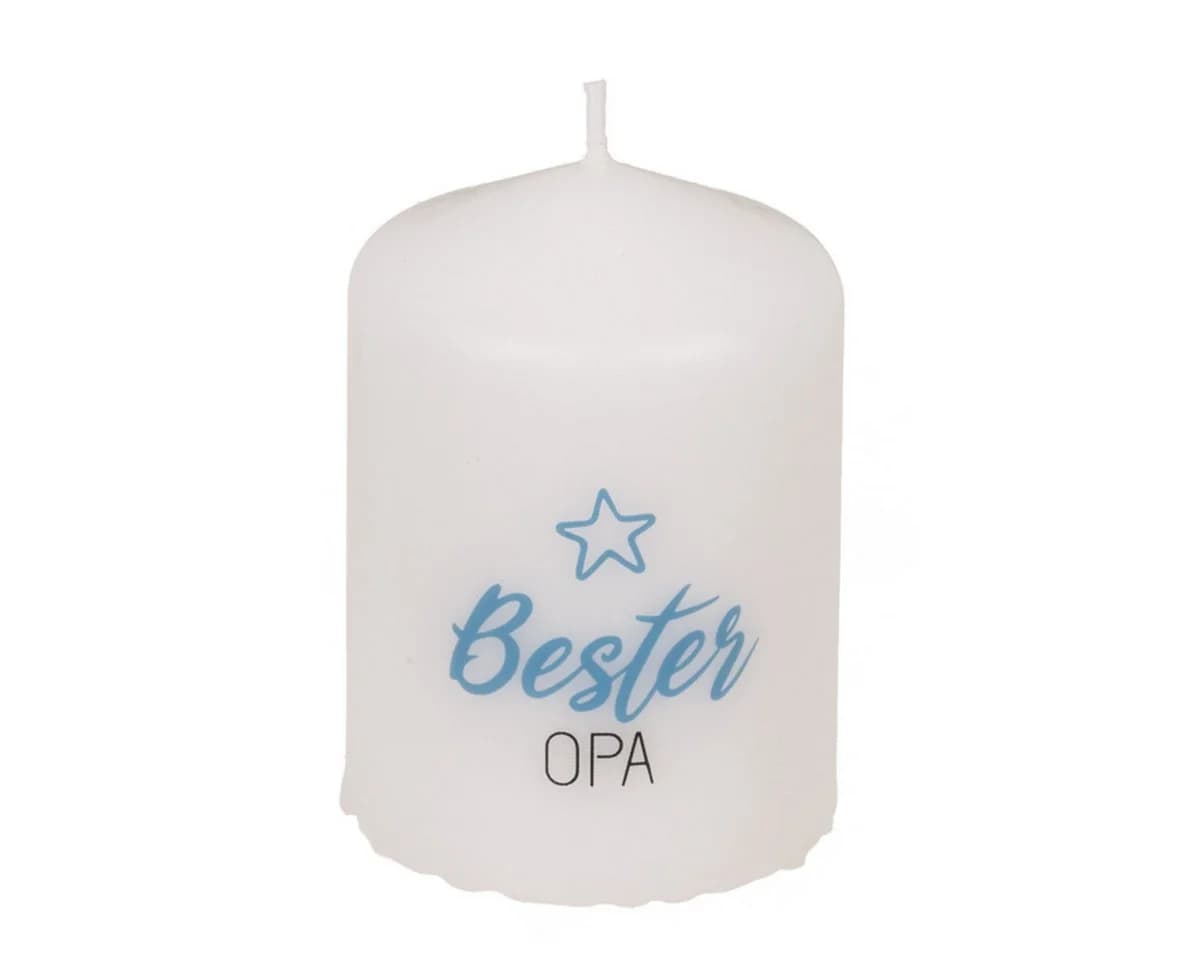 Out of the Blue Stumpenkerze Bester Opa