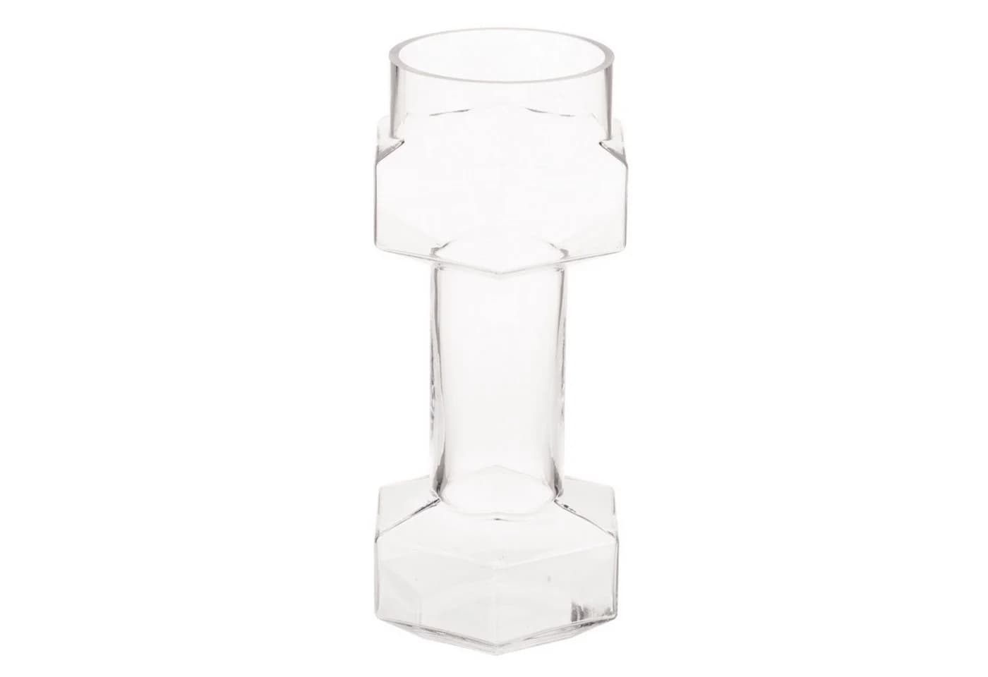 Out of the Blue Bierglas XXL Hantel Design Transparent