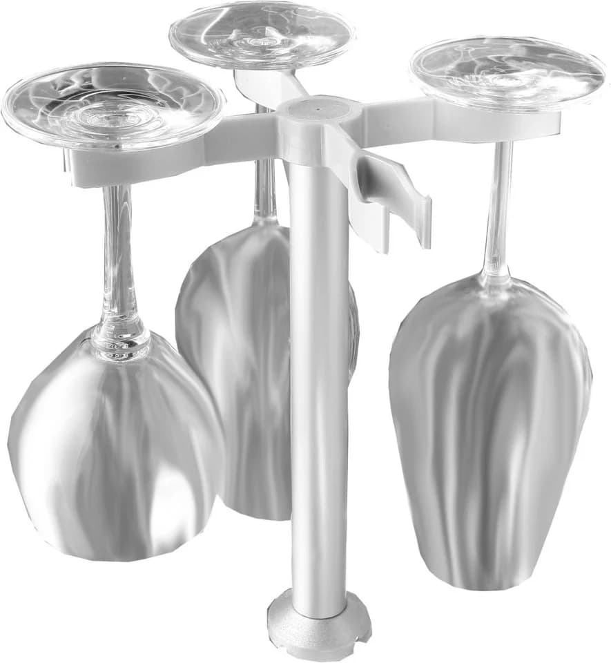 Ruco Gläserhalter für die Spülmaschine Silber Aluminium für 4 Gläser - Bild 2