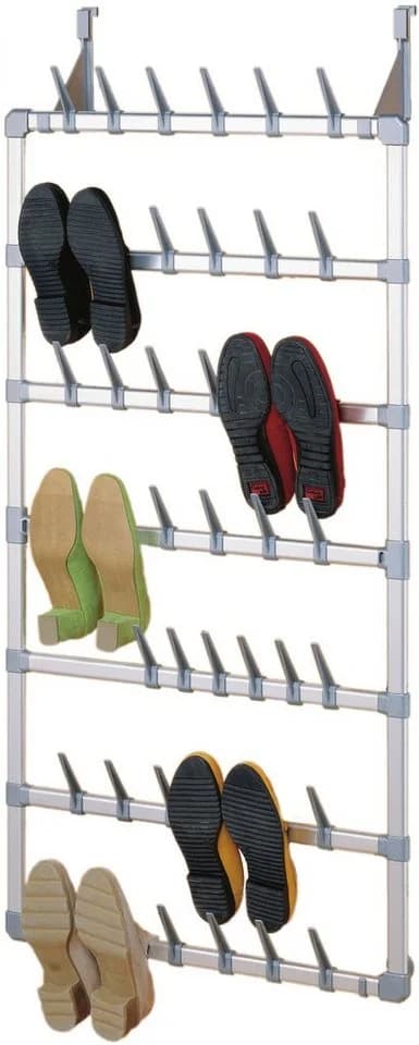 RUCO Schuhregal Silber Aluminium Kunststoff 21 Paar - Bild 2