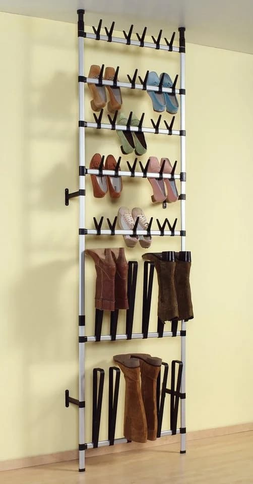 Ruco Teleskopregal Aluminium/Kunststoff für bis zu 30 Paar Schuhe - Bild 2