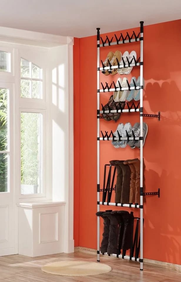 Ruco Teleskopregal Aluminium/Kunststoff für bis zu 30 Paar Schuhe - Bild 3