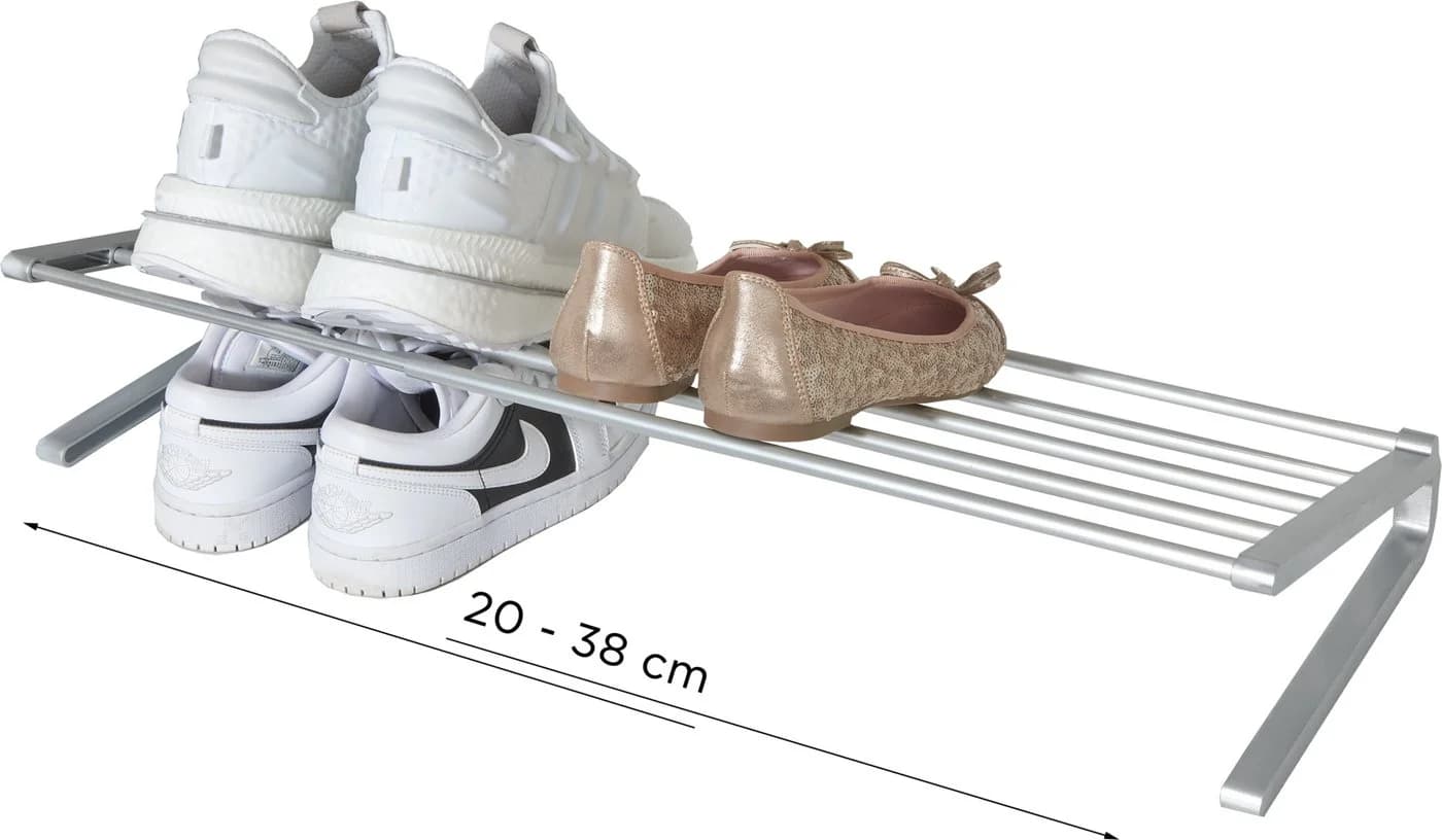 RUCO Schuhregal Silber Aluminium Breitenverstellbar - Bild 2