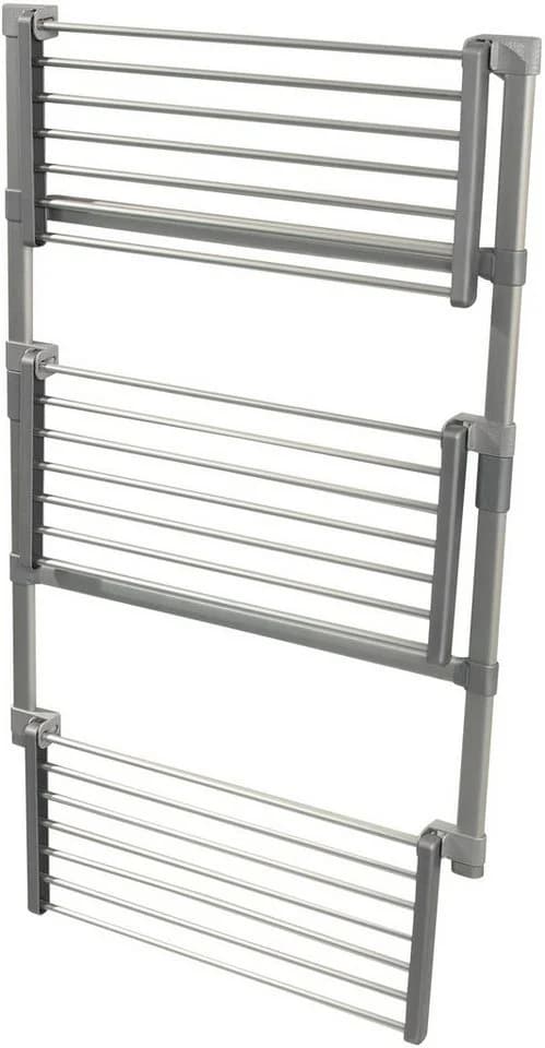 RUCO Wäscheständer Aluminiumfarben Platzsparend Verstellbar - Bild 2