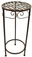 Posiwio Blumenhocker Tecla Metall Rostbraun Gartenhocker Bild 3