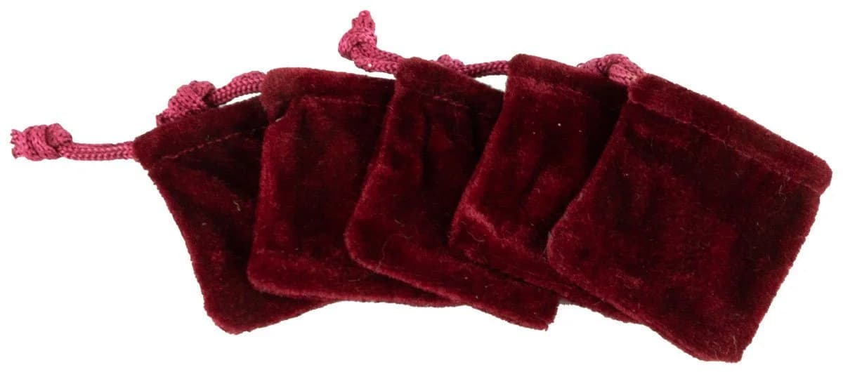 Denk Geschenkbox 5er Set Samtbeutel Rot - Bild 2