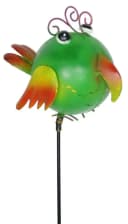 Denk Gartenstecker 3er Set bunte fliegende Tiere Metall Bild 4