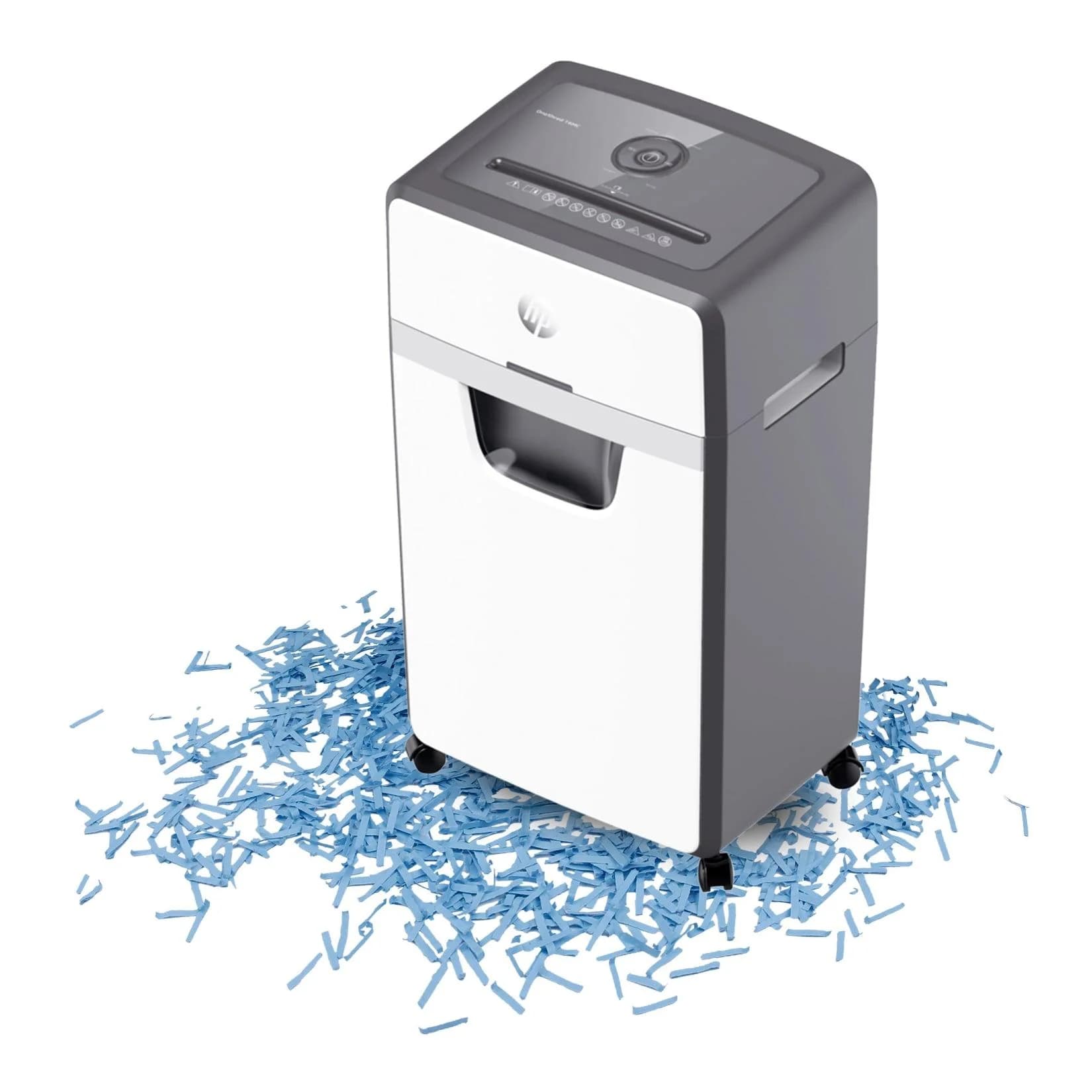 HP OneShred 16MC Aktenvernichter Micro Cut P-5 Schwarz-Weiß